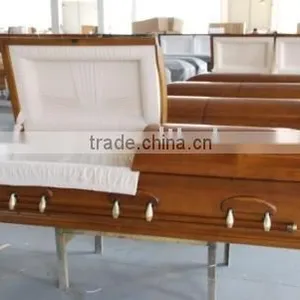 Pecan Veneer Casket thumbnail-1