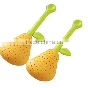 Pear Shape Silicone Tea BagTea Mesh StrainerTea Infuser thumbnail-2