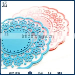 Cheap Round Clear Laser Cut Plastic Placemat thumbnail-1