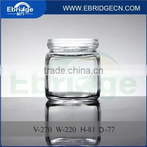 Glass Honey Jam Jar Food Jar With Metal Lid thumbnail-1