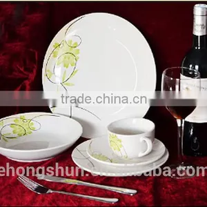 20pcs High Quality Ceramic Coupe Dinner Set Supplier/Ceramic Dinnerware Made In China/Dubai Wholesale Market Dinnerware Sets thumbnail-2
