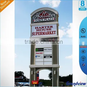 High Quality Street LED Signage With Pillar thumbnail-2