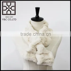 New Design White Fake Fur Snood thumbnail-1