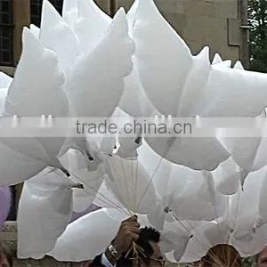 2016 Wedding Helium Inflatable Biodegradable White Dove Balloons For Wedding Decoration Doves Dhaped Bio Balloons Quality Choice thumbnail-2