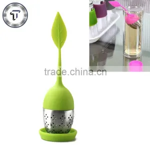 FDA Stardand Leaf Shape Leaf Tea Infuser thumbnail-1