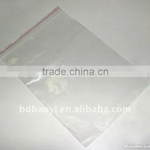 High Quality LDPE Clear Zipperlock Plastic Packaging Bags for Cloth thumbnail-1