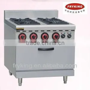 Gas 4 Open Burners With Oven Base thumbnail-1