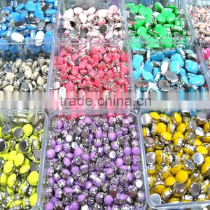 Embellished Stone Chunky Candy Beads Resin Pastel Color Garment Sayjual Manik thumbnail-1