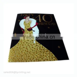 Luxury 40th Birthday Card, Adult Birthday Card to Printing thumbnail-2