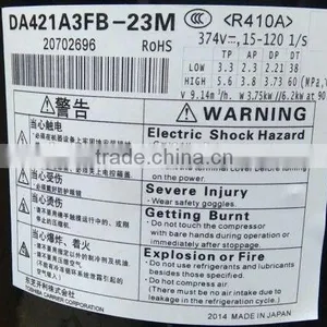 DA421A3FB-23M Toshiba Inverter Compressor R410a thumbnail-1