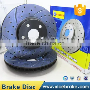 Auto Spare Parts Of China Brake Discs ,Drilled and Slotted With Dacromet thumbnail-1