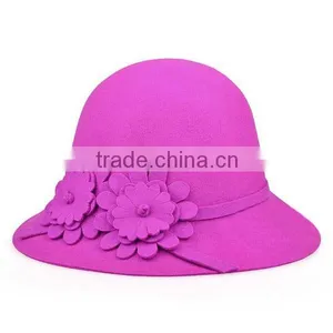 European Style Wool Felt Sauna Hat For Ladies thumbnail-6