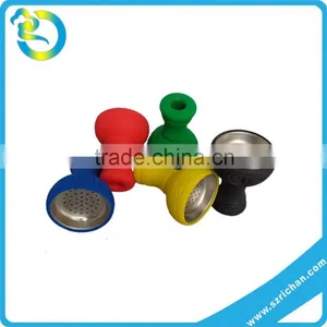 Wholesale Top Quality Custom Fun Shape Colours Silicone Shisha Hookah Shisha Rubber Bowl thumbnail-1