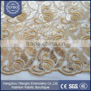 2016 High Quality African Tulle Lace French Net Lace Fabrics for Bridal Dupatta Lace thumbnail-3