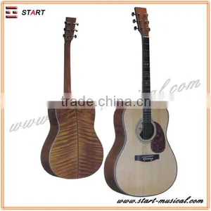 Widely Used Wholesale Quality-Assured Round Back Acoustic Guitar thumbnail-1