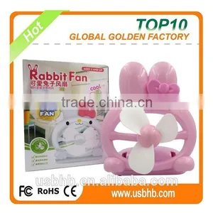 New Plastic Air Battery Power Portable Usb Cooling Fan With Strong Wind thumbnail-1
