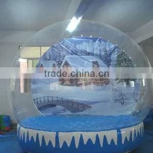 Christmas Inflatable Snow Globe With Photo Inside thumbnail-1