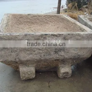 Garden Antique Old Trough in Rectangular thumbnail-1