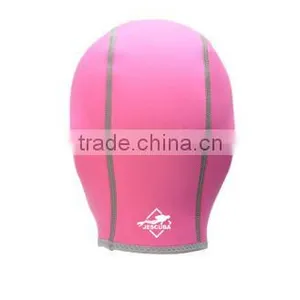 Neoprene Swimming Caps, UV Protection Lycra Caps thumbnail-4