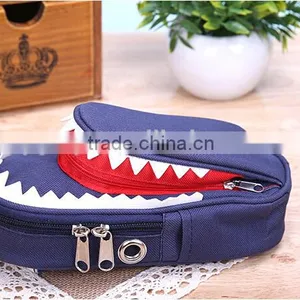 Shark Style Kids Pencil Case For Boys Zipper Children Pouch Bag Student Pen Box For Primary School Bag Accessory thumbnail-3