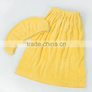 Super Absorbent Plush Microfiber Hair Drying Towel Wrap thumbnail-2