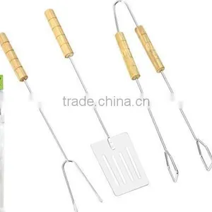 Stainless Steel Extendable & Telescopic Marshmallow Roasting Sticks/campfire Sticks FS0087 thumbnail-1