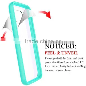 C&T Crystal Clear Hybrid Shockproof TPU Bumper With Clear Back Panel Cover Case for LG G5 thumbnail-3