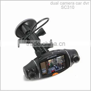 SC310 High Quality 2 Channel Car Dvr 2.7 Dual Camera Gps G-sensor Car Dvr thumbnail-2