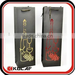 Ribbon Handle Red Wine Paper Bag thumbnail-1