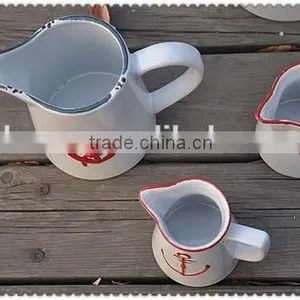 Ceramic Relief Anchor Shape Milk Jar thumbnail-3