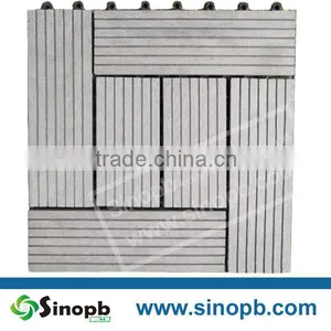WPC DIY Decking Tiles for Sauna Room Floor Decoration thumbnail-1