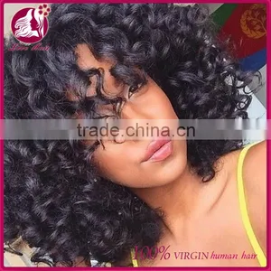 High Quality Human Hair Thin Skin Top Lace Wig 100% Human Hair Silk Top Full Lace Wigs Vietnamese Deep Curl Human Hair Wig thumbnail-1