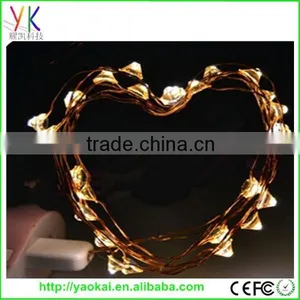 2014 Hot Sale Waterproof And Timer Battery Power Operated Led String Lights thumbnail-1