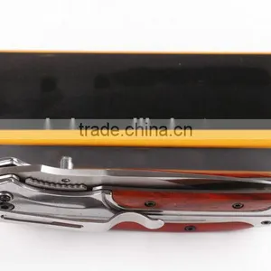 OEM Pocket Knife Rosewood With 440C Blade thumbnail-6