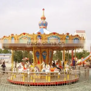 Carnival Amusement Equipment Merry go Round Family Rides Carousel for Sale thumbnail-2
