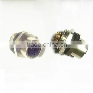 M12 4 Pole 5 Pole Panel Mount Solder Connector thumbnail-1