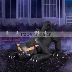 Giant Halloween Decoration Inflatable Cat thumbnail-1