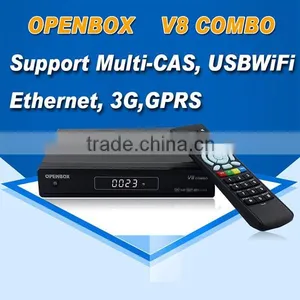 Wholesales DVB-S2+T2 HD Combo Satellite Receiver V8 Combo1080p Digital Decoder With IKS CCCAM Free IPTV Youtube Biss Key thumbnail-4