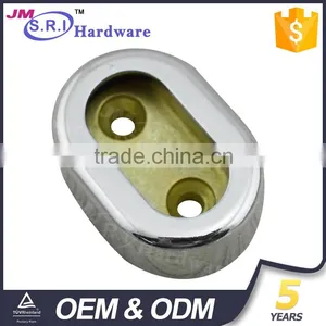High End Zinc Alloy Oval Wardrobe Rail Support thumbnail-5