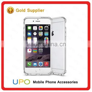 [UPO] Fashionable Wholesales Shockproof Hybrid TPU PC Transparent Clear Armor Phone Case for IPhone 6 Plus thumbnail-3