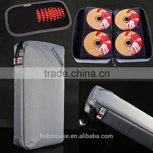Silver Portable Blu-ray CD Cae DVD Case CD Holder 64 Pcs CD Storage & Visor CD Case thumbnail-4