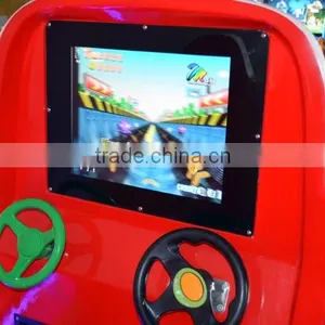 MP4 Kids Coin Operated Game Machine Italy Racing Kiddie Ride With Real LCD Game thumbnail-5