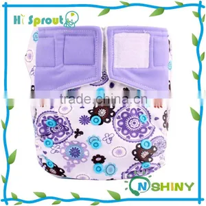 Customized Cartoon Printed Reusable Baby Nappies Cloth Diaper thumbnail-1