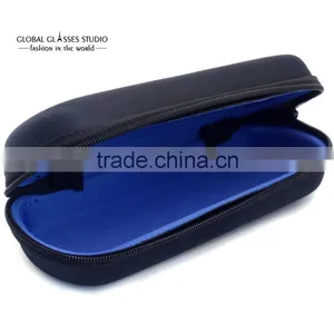Protable Sunglasses Pouch Zipper Eyeglasses Hard Black Case 160*70*40mm For Small Sunglasses and Optica Frames Case005 thumbnail-3