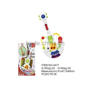 Hot Selling Kid Toy Guitar Plastic Toy Electrical Guitar Toy thumbnail-1