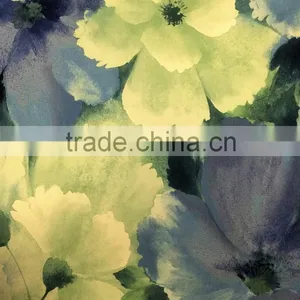 2016 Newest Beautiful Colorful Wallpaper With Big Flower Pattern for Home thumbnail-5