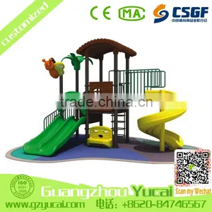 Cheap Price Children Plastic Outdoor Slides Gym Playground Equipment thumbnail-1