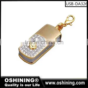High Quality Jewelry Diamond Swivel Usb Flash Drive for Promotional Gift (USB-DA326) thumbnail-2