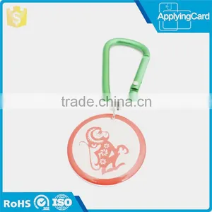 Rfid Card Expoxy Mini Nfc Tag With Micro Carabiner thumbnail-1