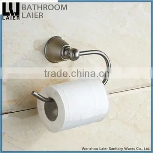 Contemporary Factory Supplier Zinc Alloy Brush Nicked Bathroom Sanitary Items Wall Mounted Toilet Paper Holder thumbnail-4